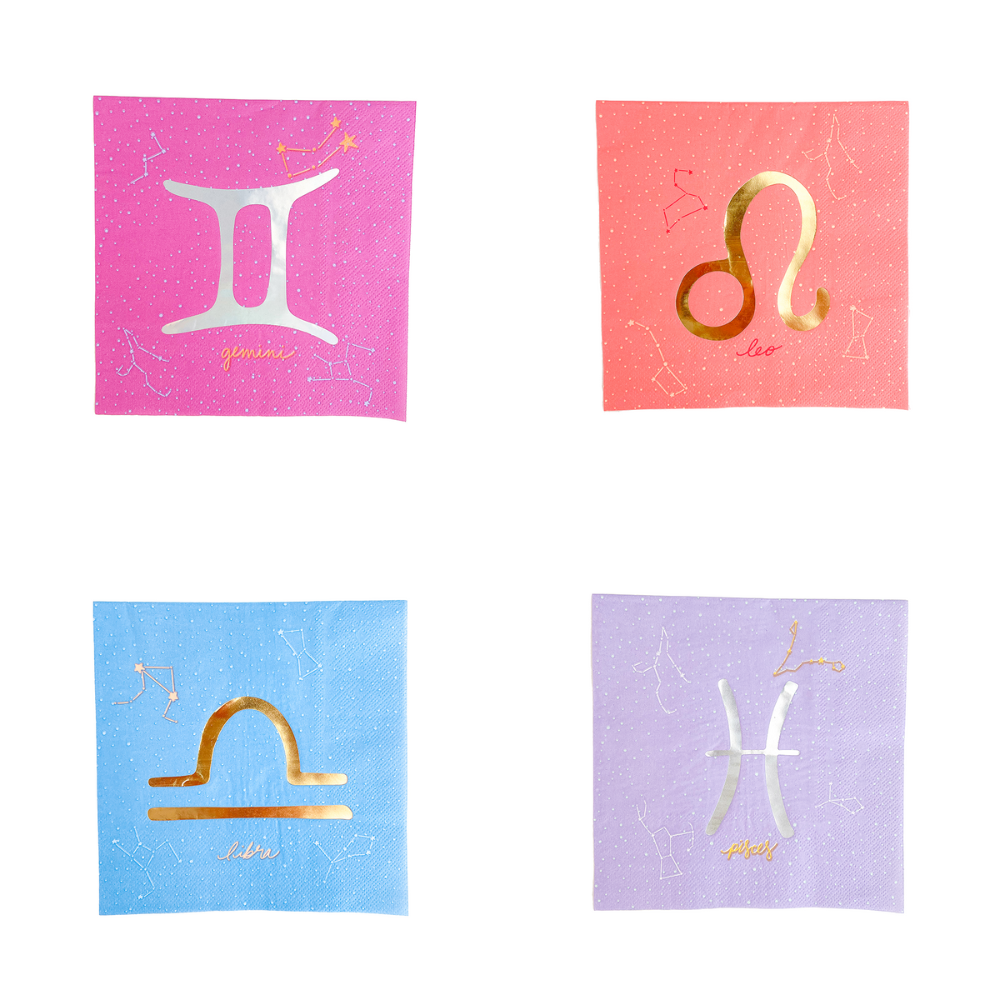 Zodiac Large Napkin Case Pack, Jollity & Co