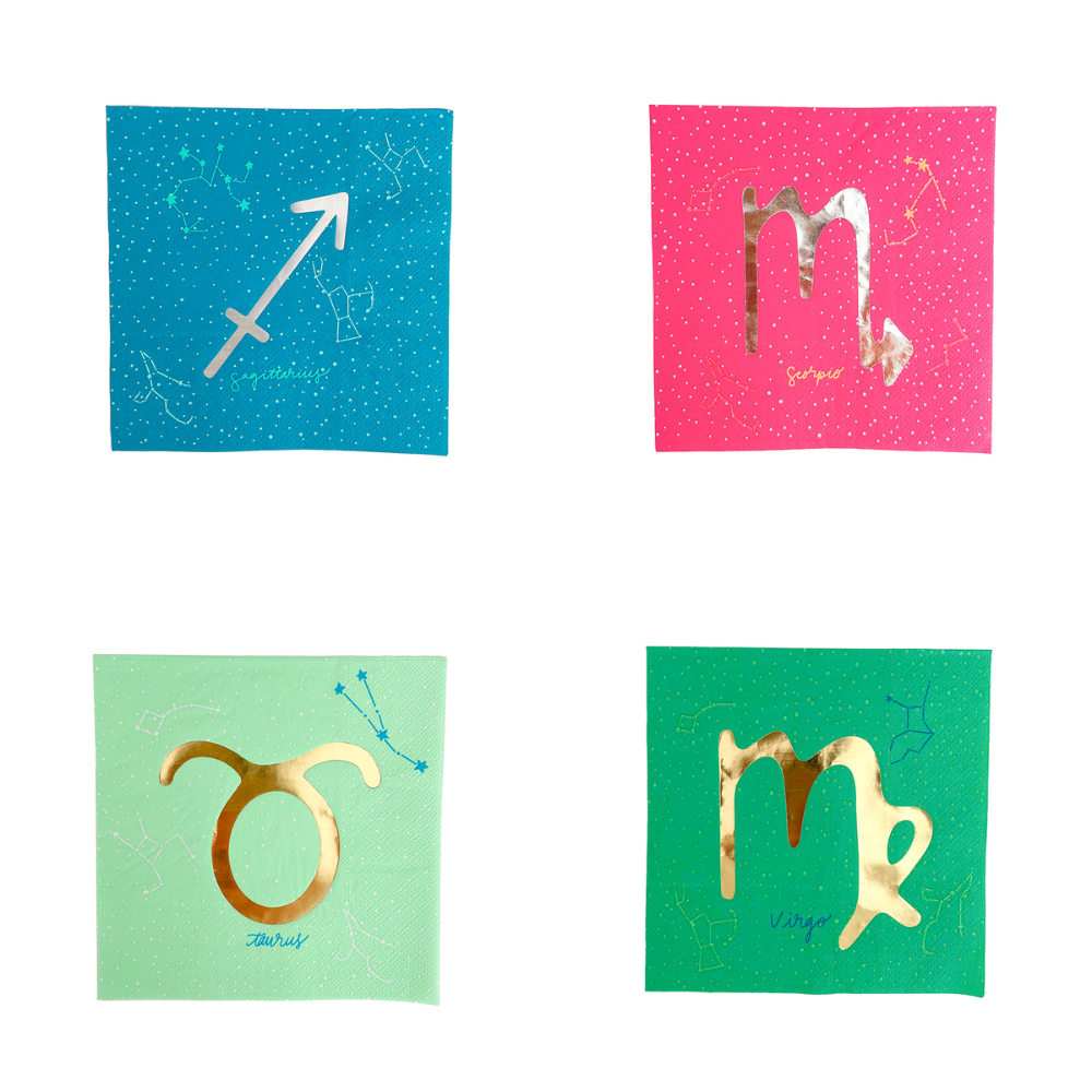 Zodiac Large Napkin Case Pack, Jollity & Co