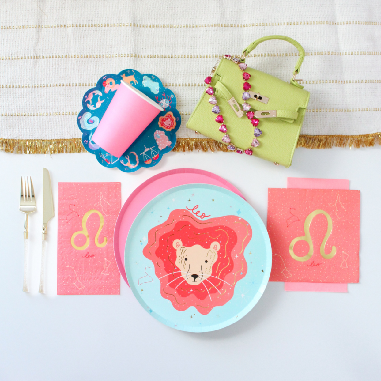 Zodiac Leo Guest Napkins, Jollity & Co