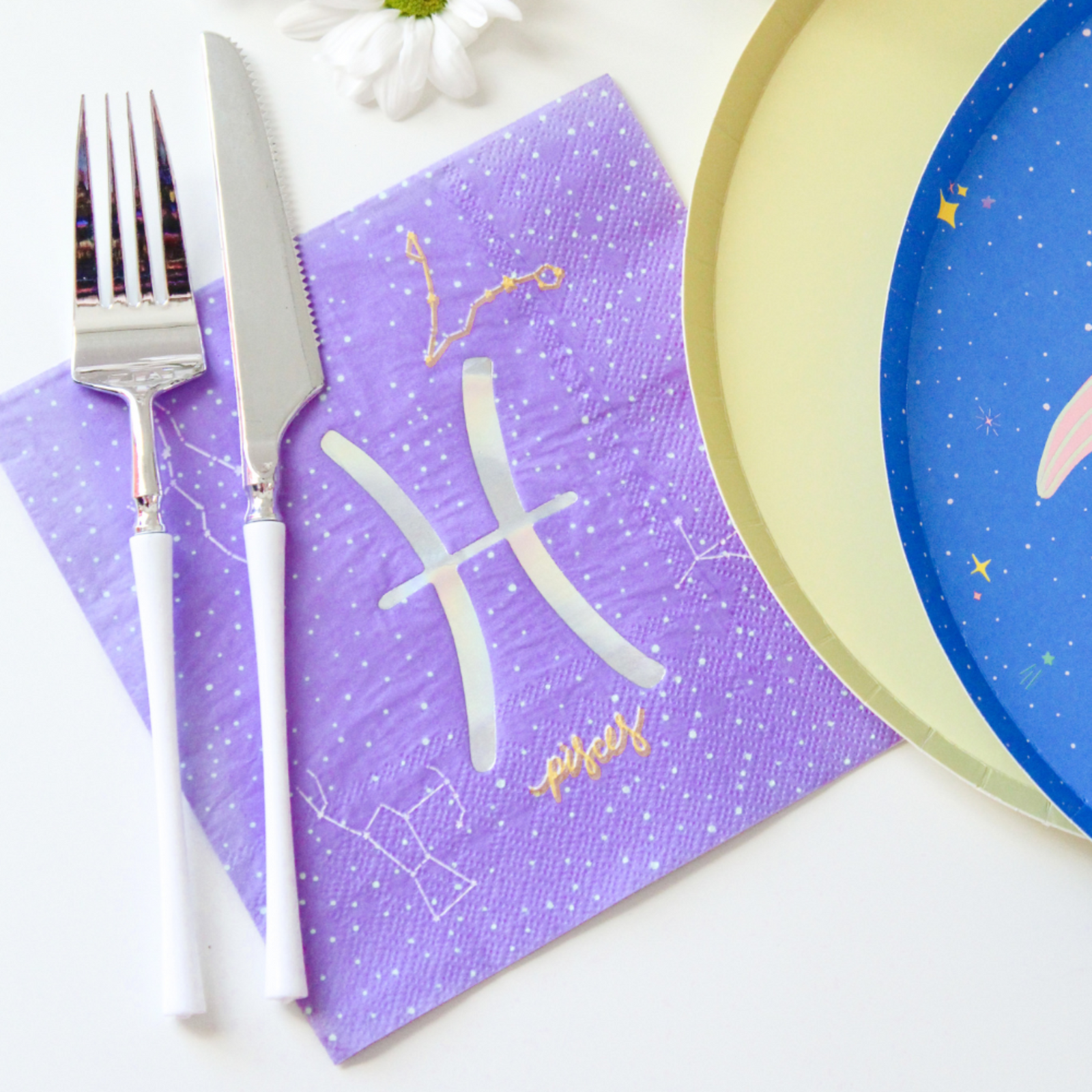Zodiac Pisces Large Napkins, Jollity & Co