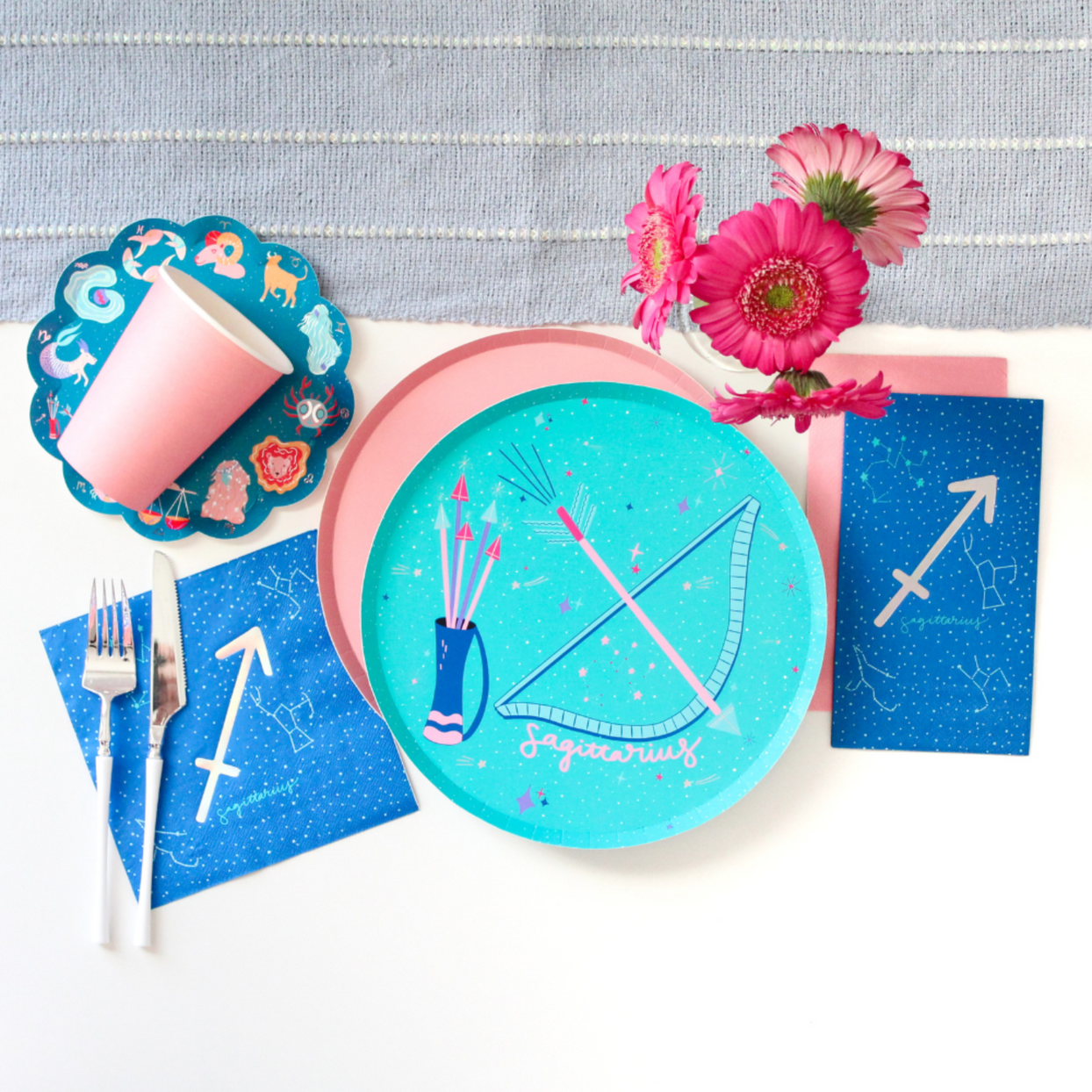 Zodiac Sagittarius Guest Napkins, Jollity & Co