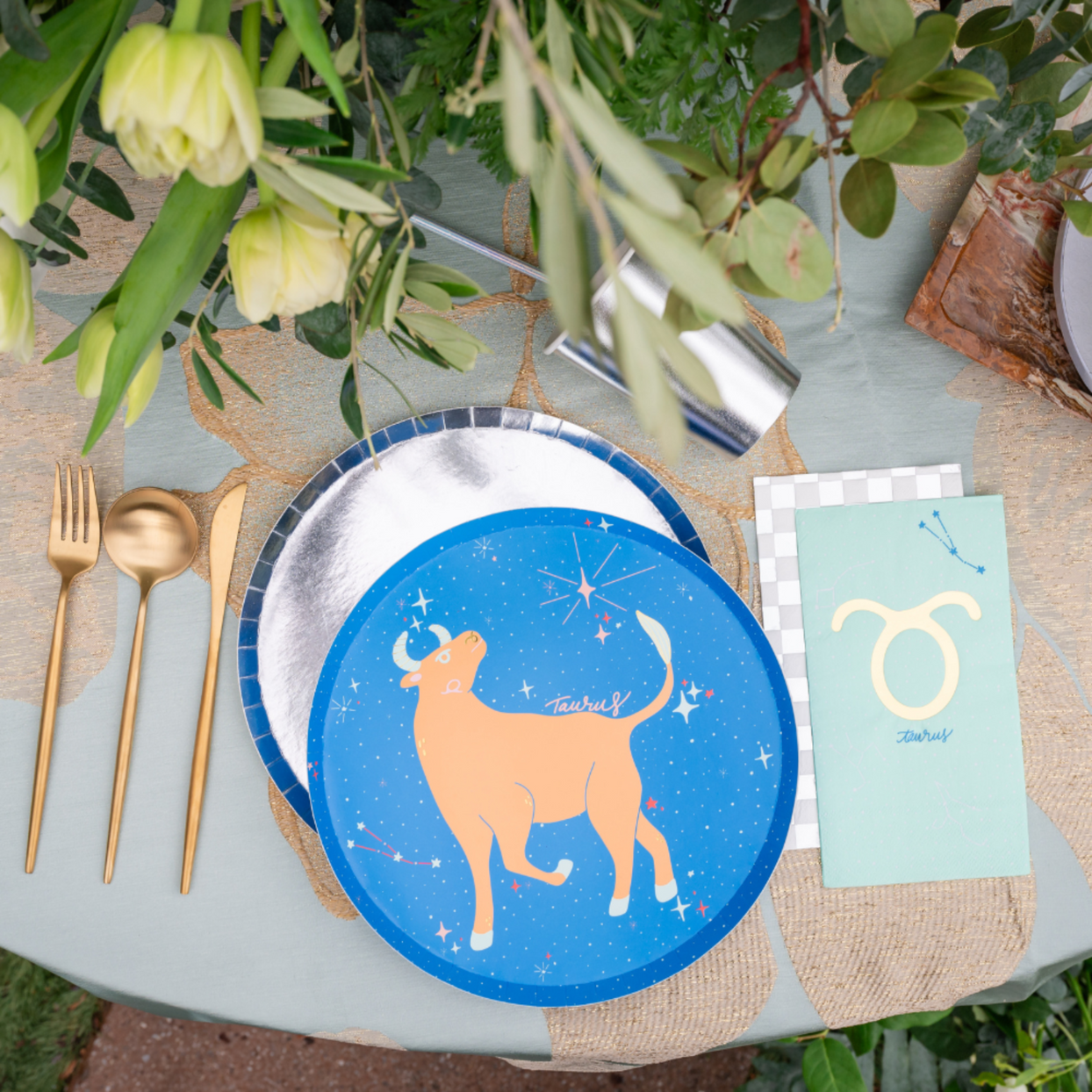Zodiac Taurus Guest Napkins, Jollity & Co