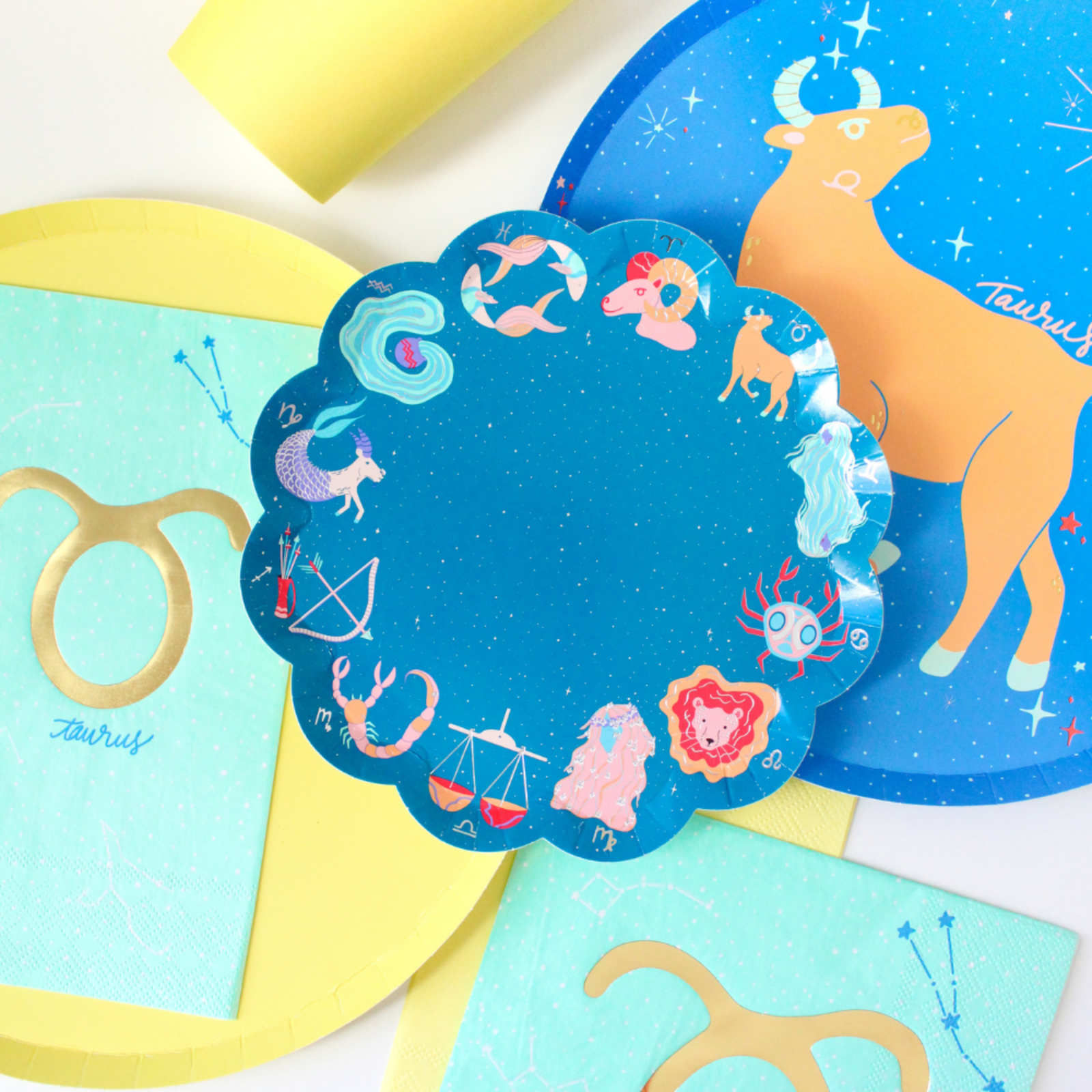 Zodiac Dessert Plates, Jollity & Co