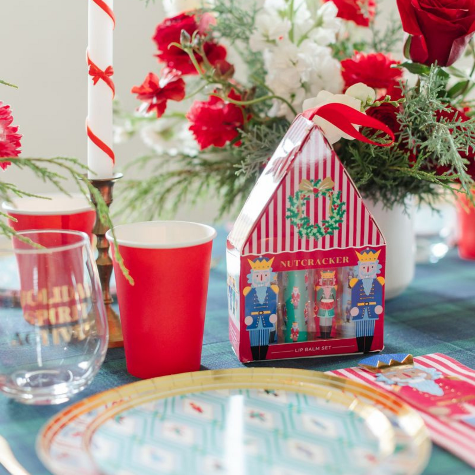 Nutcracker  Lip Balm Set, Jollity & Co