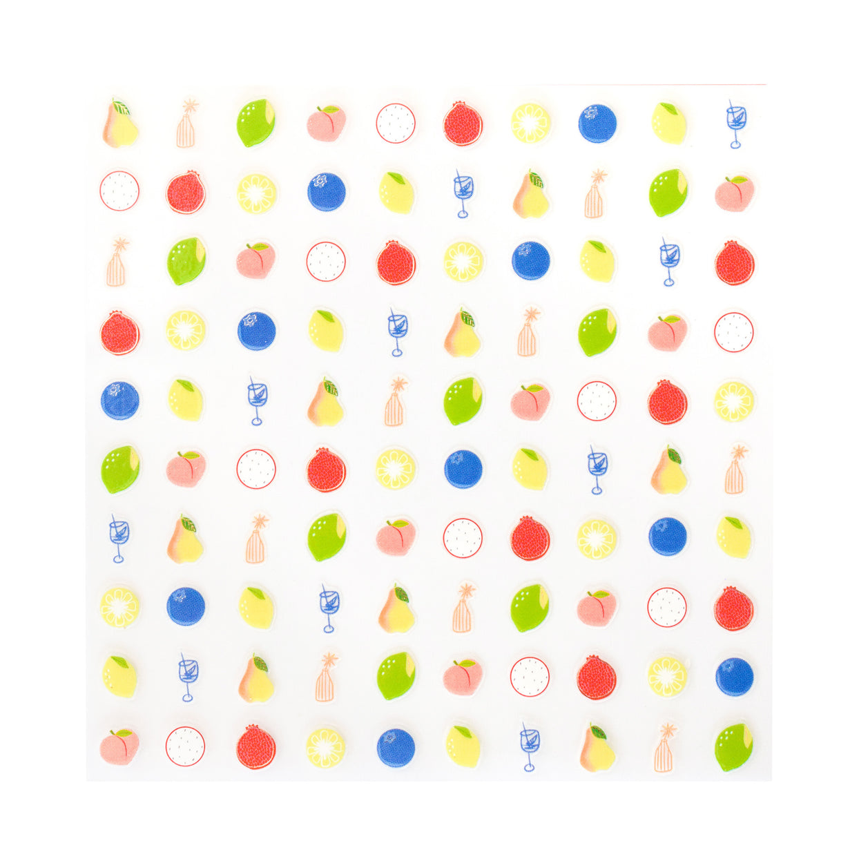 Le Dinner Fruit Nail Stickers
