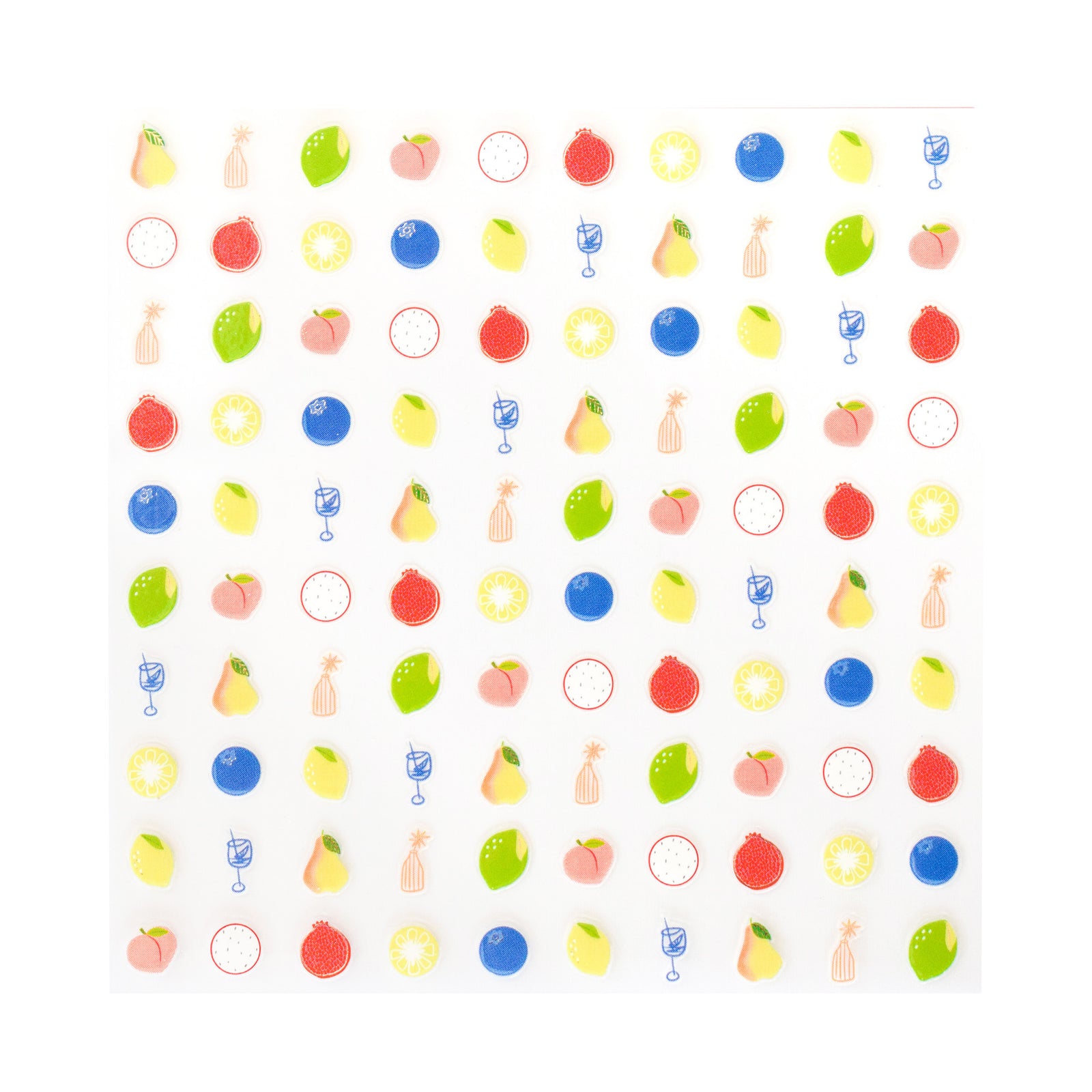 Le Dinner Fruit Nail Stickers