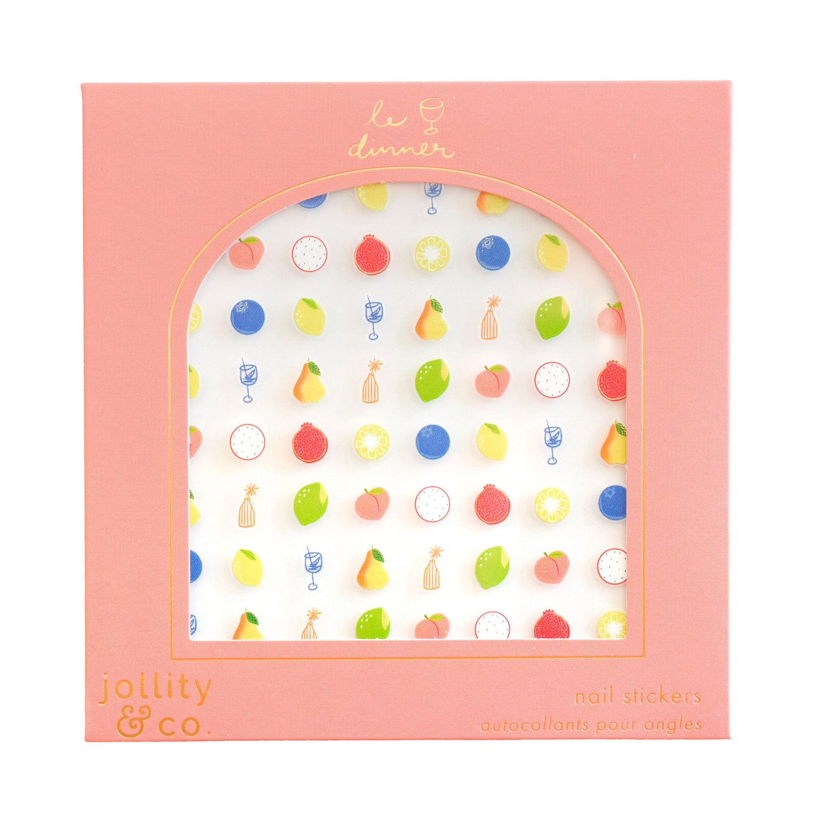 Le Dinner Fruit Nail Stickers