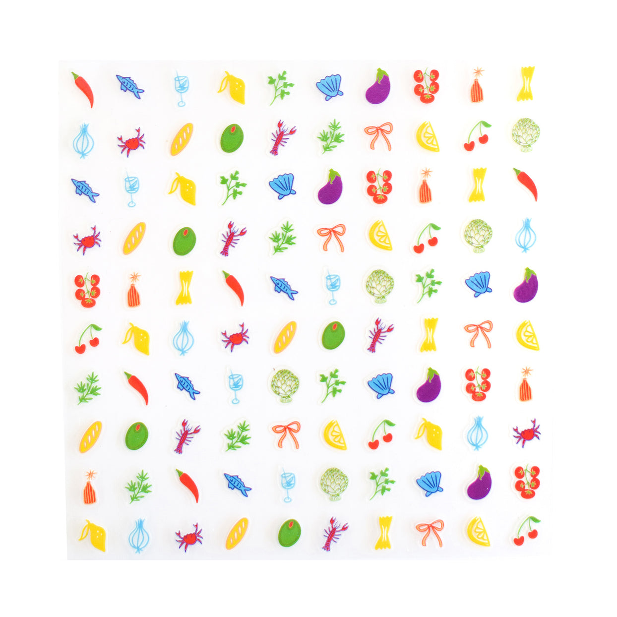 Le Dinner Savory Nail Stickers