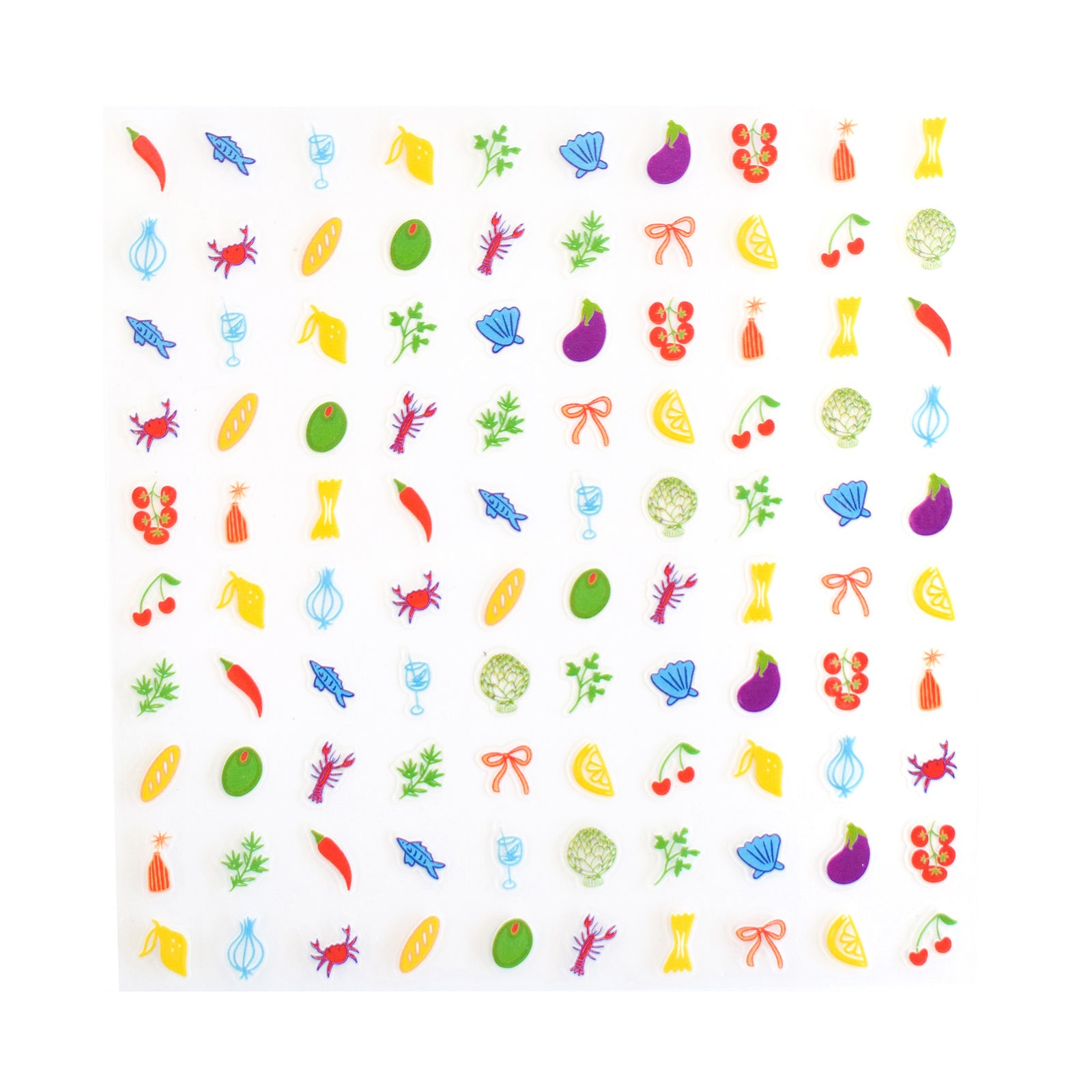 Le Dinner Savory Nail Stickers
