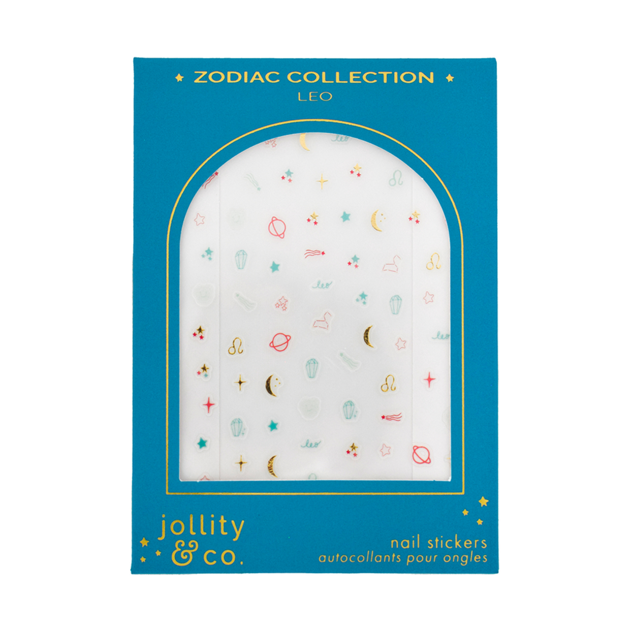 Zodiac Leo Nail Stickers, Jollity & Co