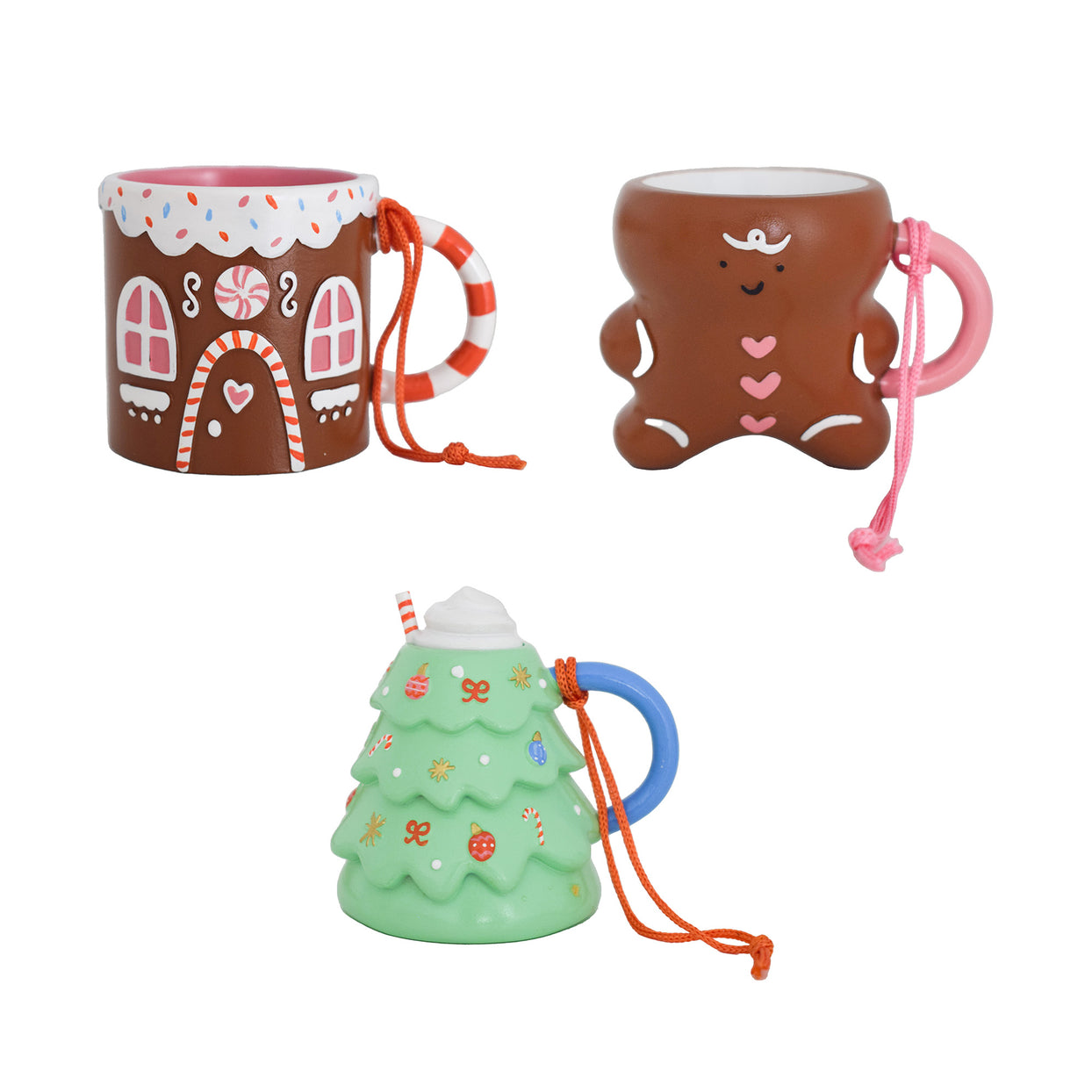 Baking Spirits Bright Mug Ornament Set