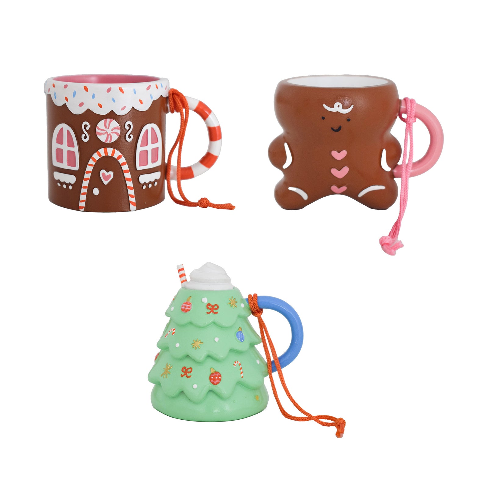 Baking Spirits Bright Mug Ornament Set