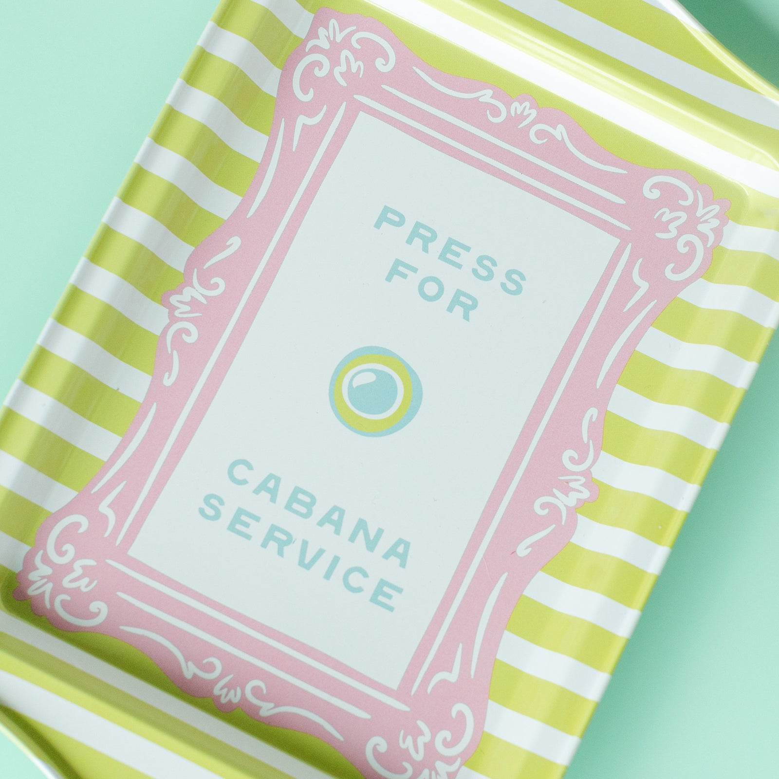 Press For Cabana Service Trinket Tray