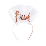 "Bride" Metal Headband - Rose Gold