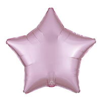 19" Satin Luxe Pastel Pink Foil Star, Shop Sweet Lulu
