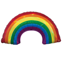 34" Iridescent Rainbow Foil Balloon Shape, Shop Sweet Lulu