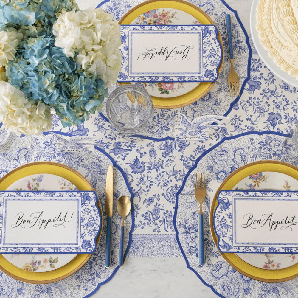 Blue Regal Peacock Table Runner, Shop Sweet Lulu