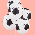 11" Latex Balloon, Cow Print, Shop Sweet Lulu