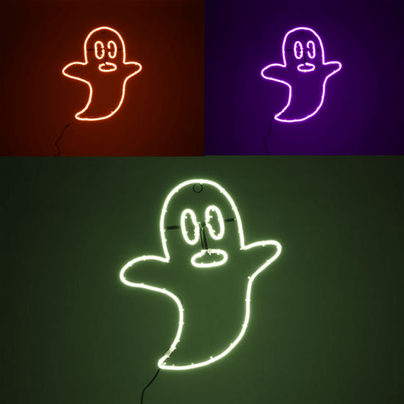 Ghost Neon Light - 3 Color Options