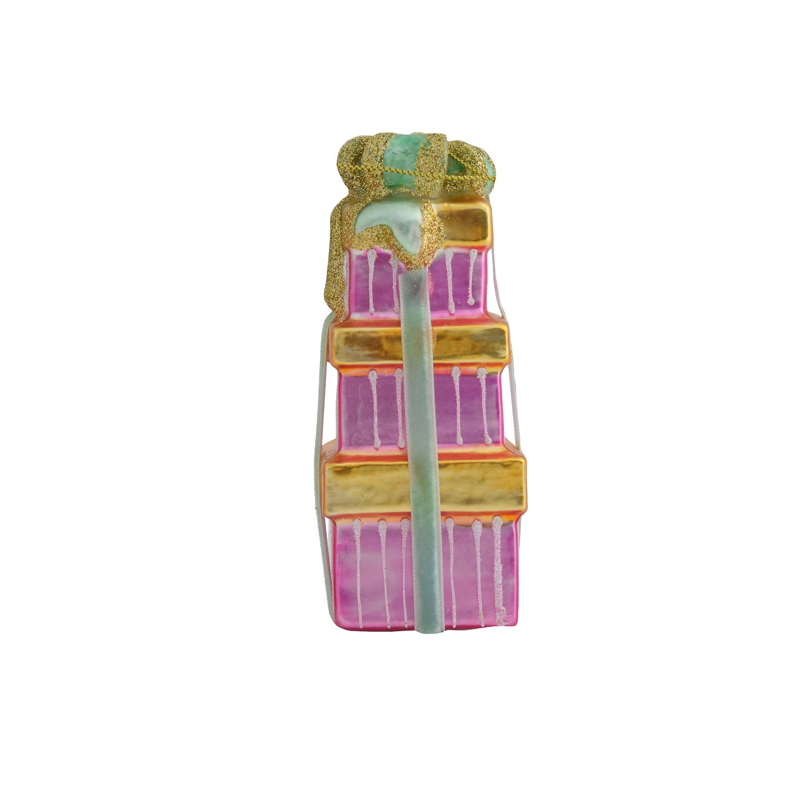 Stacked Gift Box Ornament - 10 Style Options