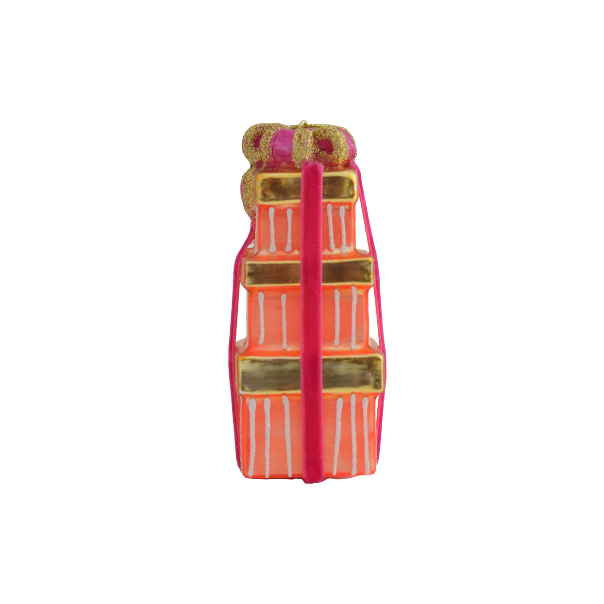 Stacked Gift Box Ornament - 10 Style Options