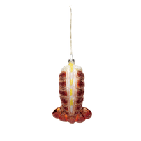 Glass Lobster Tail Ornament