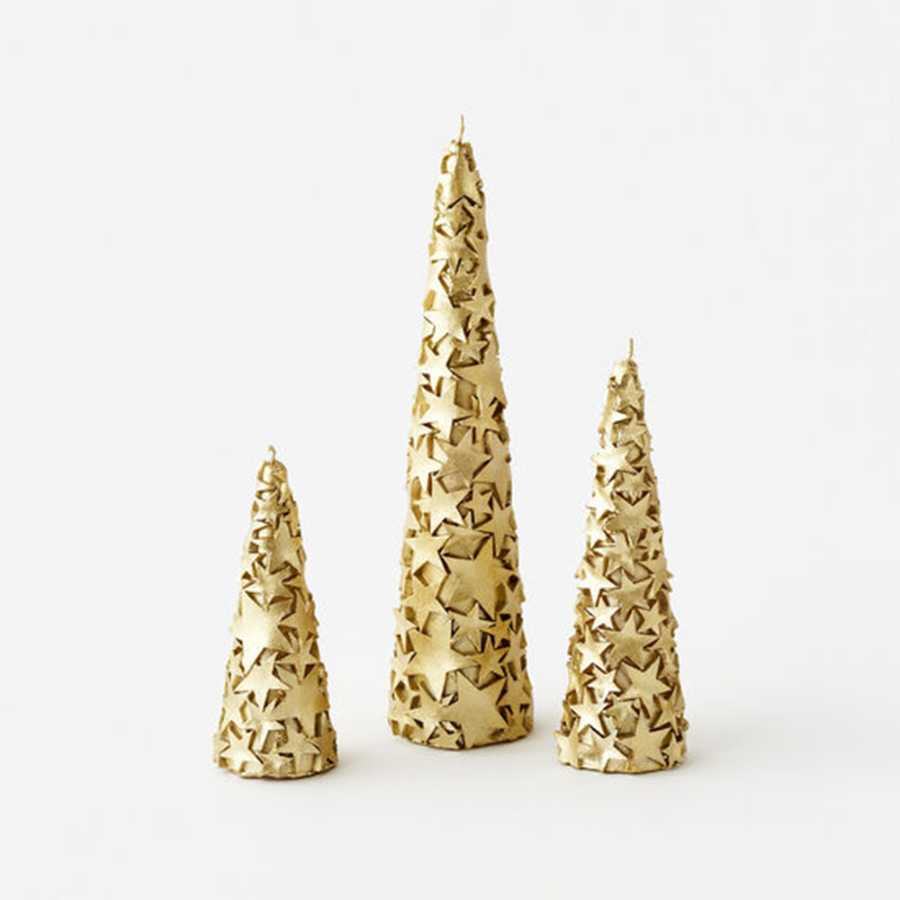 Gold Star Cone Candle Set, Shop Sweet Lulu