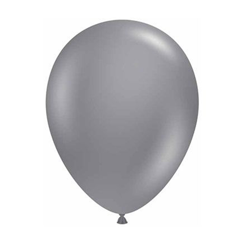 Latex Balloon, Gray Smoke