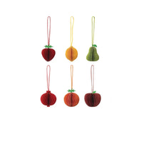 Handmade Honeycomb Fruit Ornaments - 6 Style Options, Shop Sweet Lulu