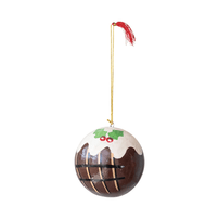 Hand-Painted Paper Mache Sugar Plum Ornament, Shop Sweet Lulu