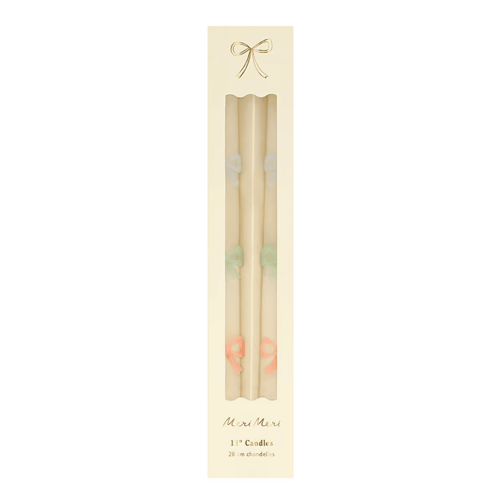 Meri Meri Multi Bow Taper Candles, Shop Sweet Lulu