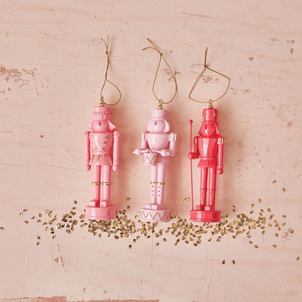 Nutcracker Ornament w/ Gold Accents - 3 Style Options, Shop Sweet Lulu