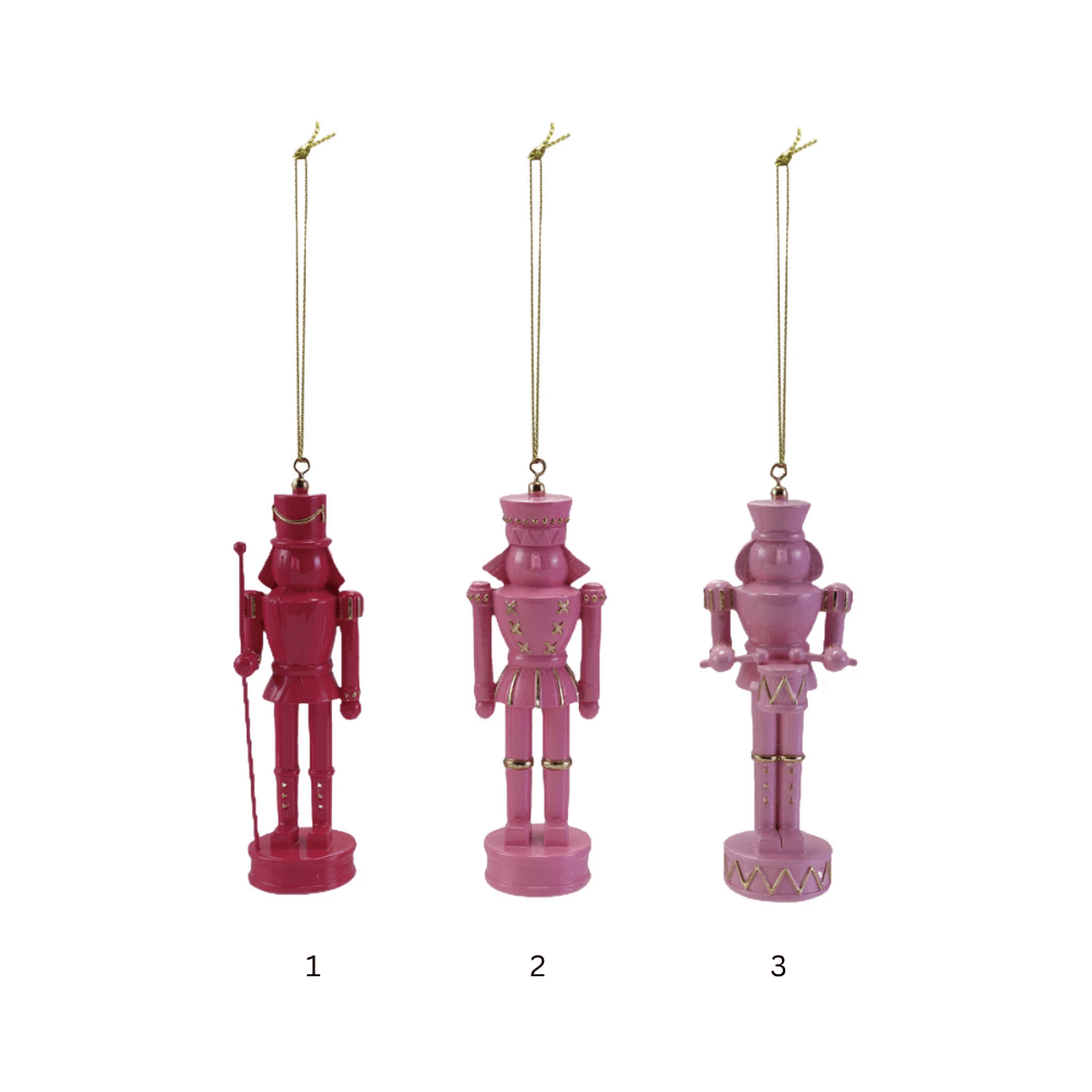 Nutcracker Ornament w/ Gold Accents - 3 Style Options, Shop Sweet Lulu