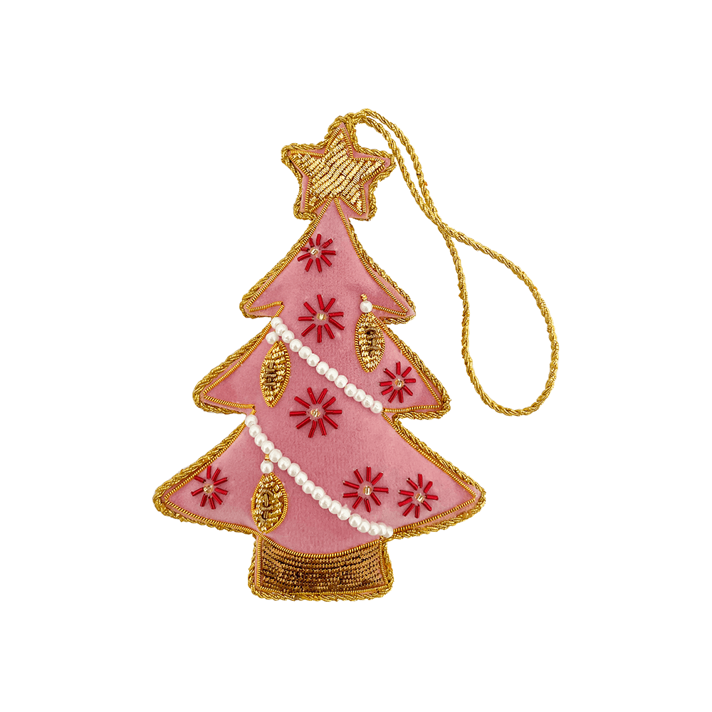 Pink Christmas Tree Ornament, Shop Sweet Lulu