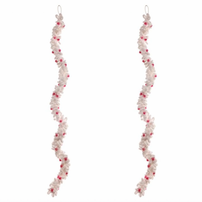 Pink Pom Pom Snow Glitter Garland, Shop Sweet Lulu