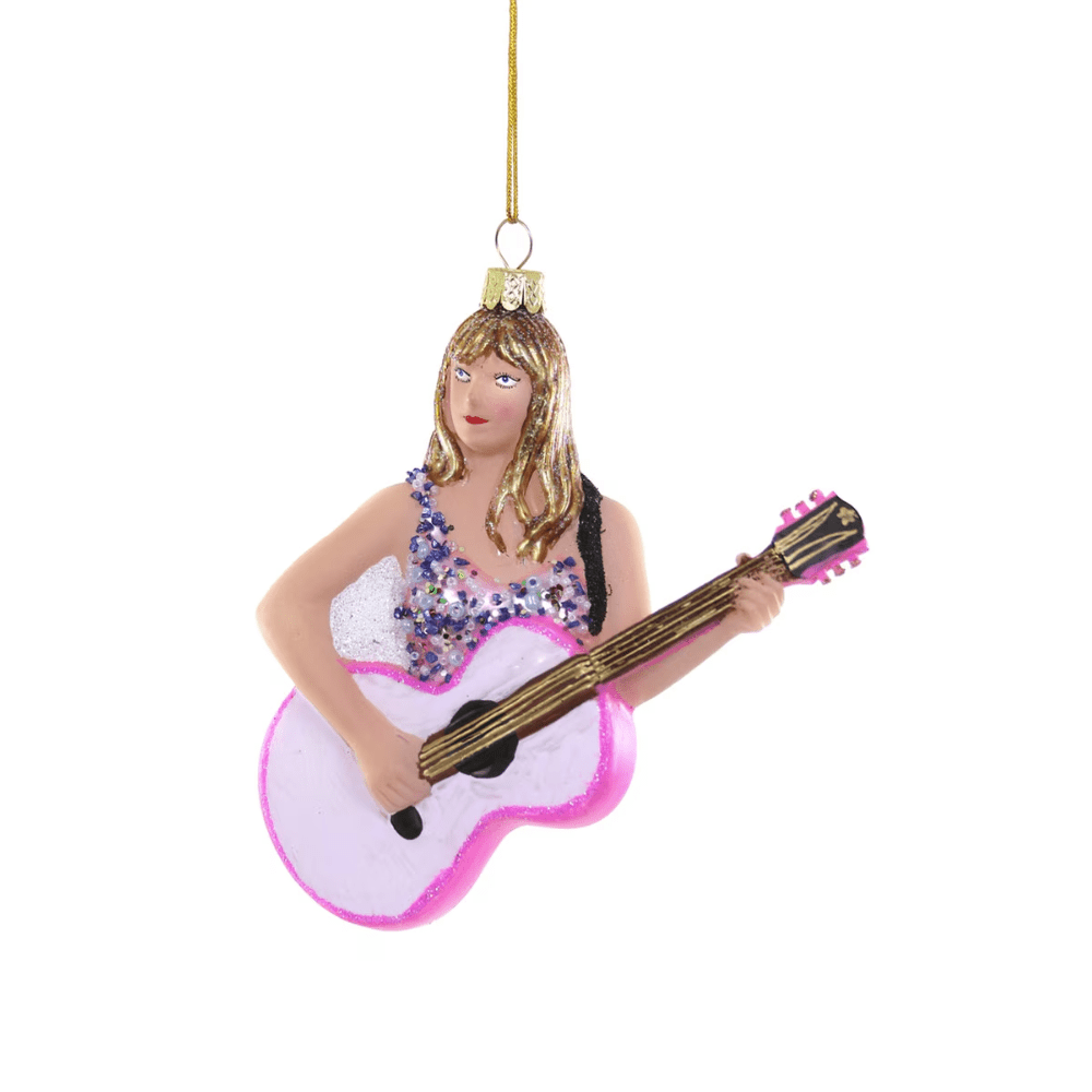 Taylor Swift w/ Guitar Ornament, Shop Sweet Lulu