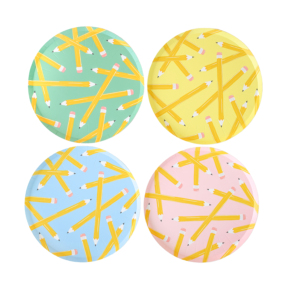 Smarty Pants Pencil Mixed Pack Large Plates