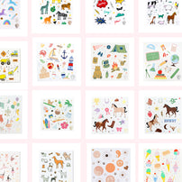 Party Sticker Sheets - Choose from 33 Styles