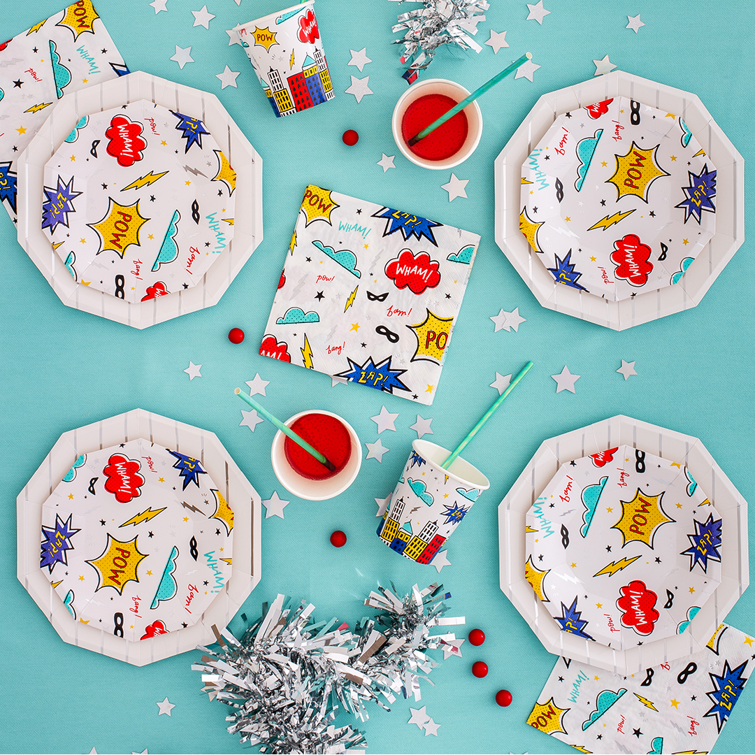 Superhero Large Napkins from Daydream Society