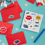 Superhero Sticker Set