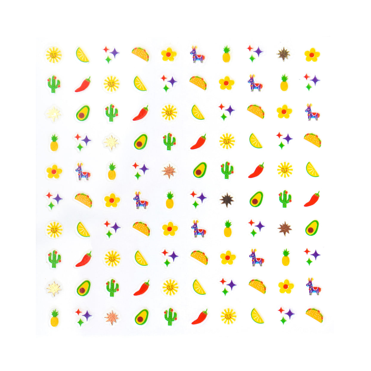 Taco 'Bout A Party Nail Stickers