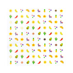 Taco 'Bout A Party Nail Stickers