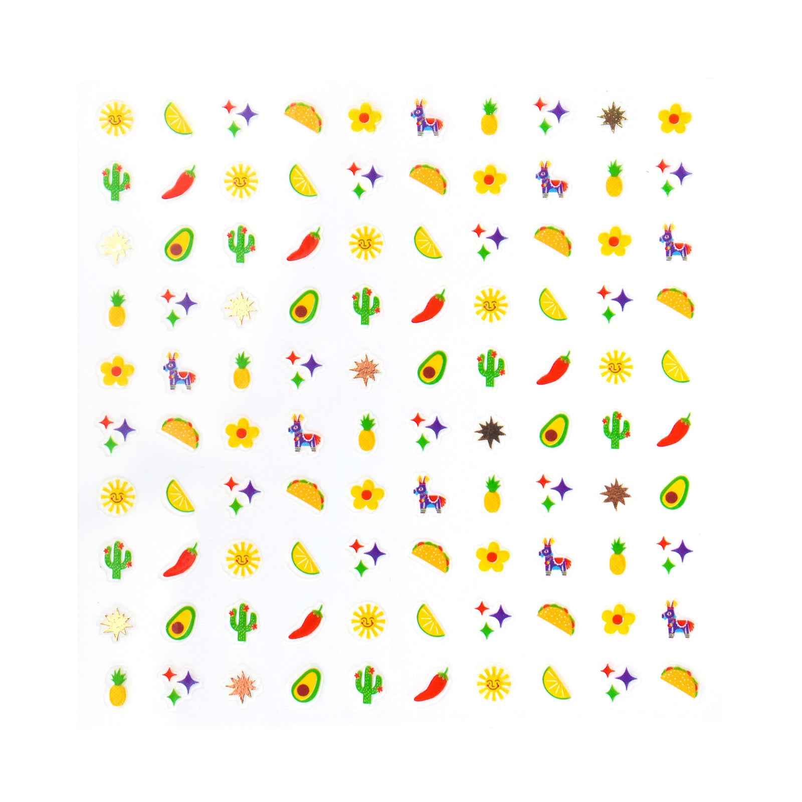 Taco 'Bout A Party Nail Stickers