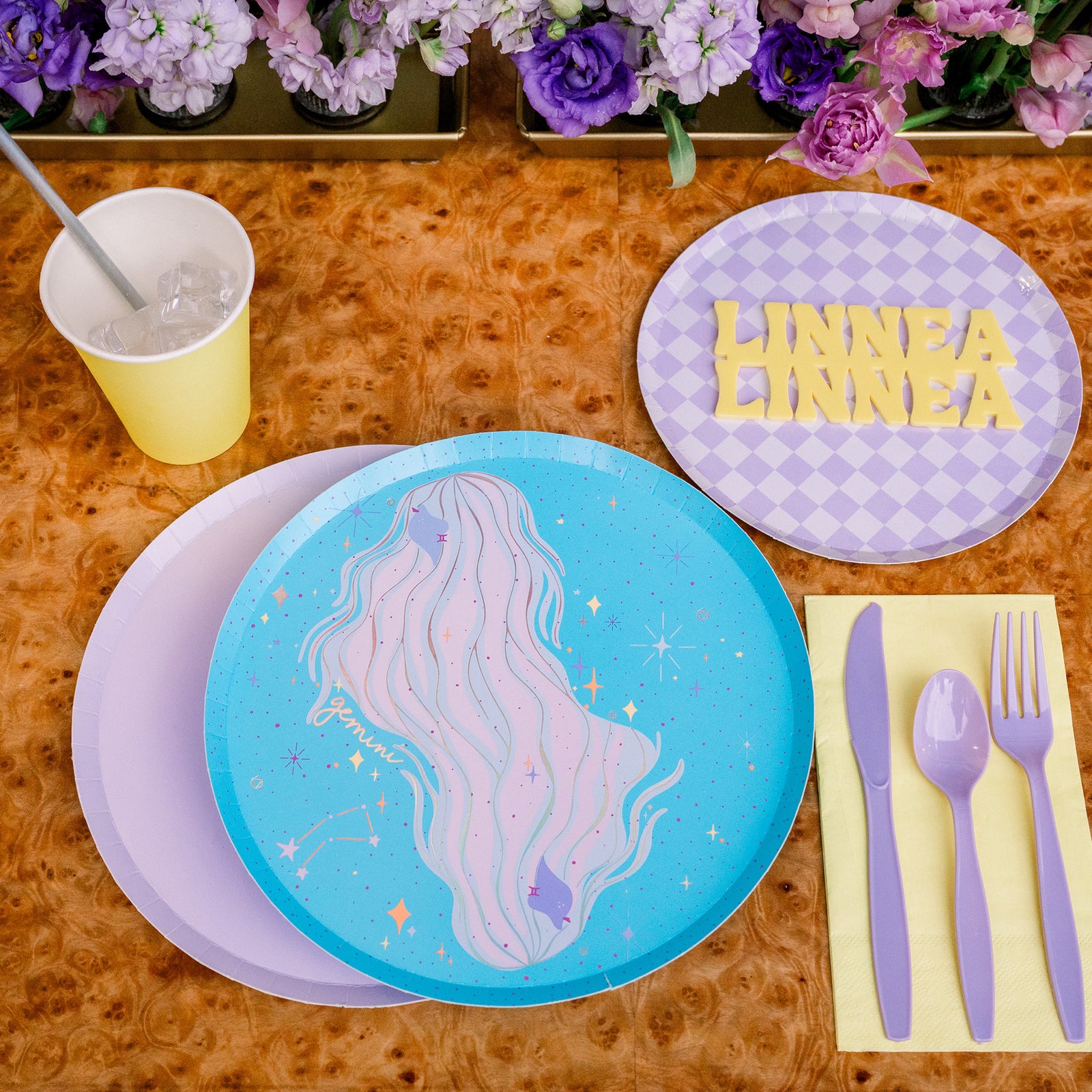 Zodiac Gemini Nail Stickers