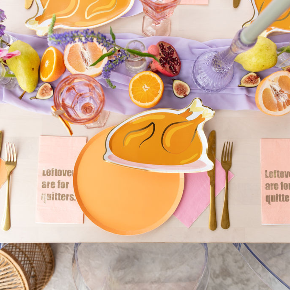 Shade Collection Apricot Dinner Plates