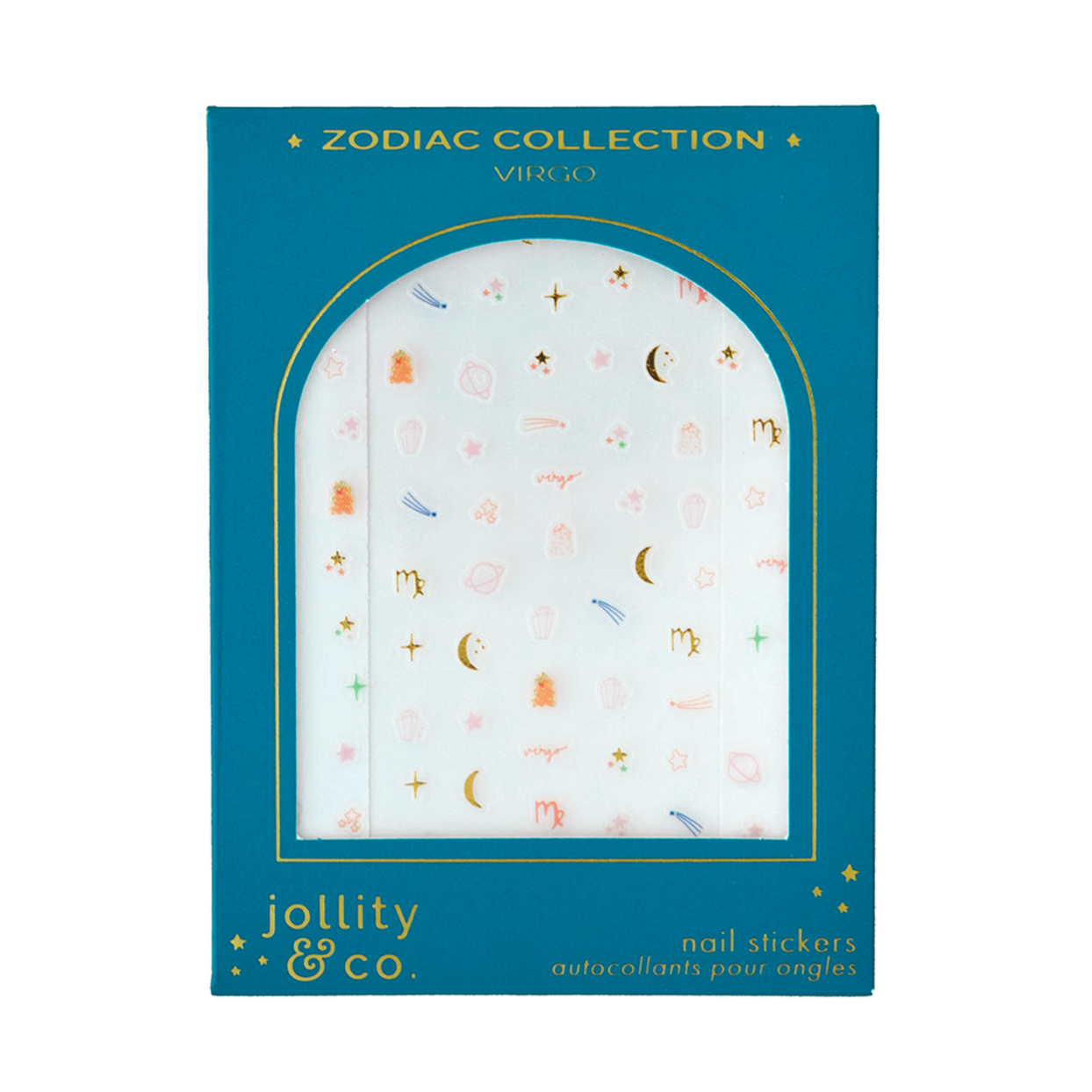 Zodiac Virgo Nail Stickers, Jollity & Co
