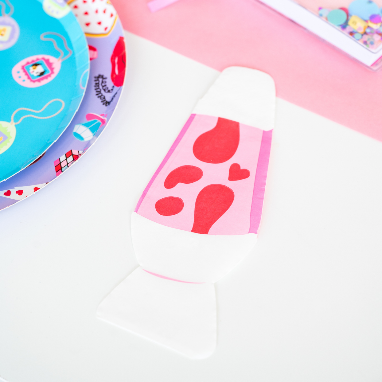 Y2K Lava Lamp Guest Napkins, Jollity & Co
