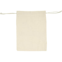 White Fabric Bags - Set of 5