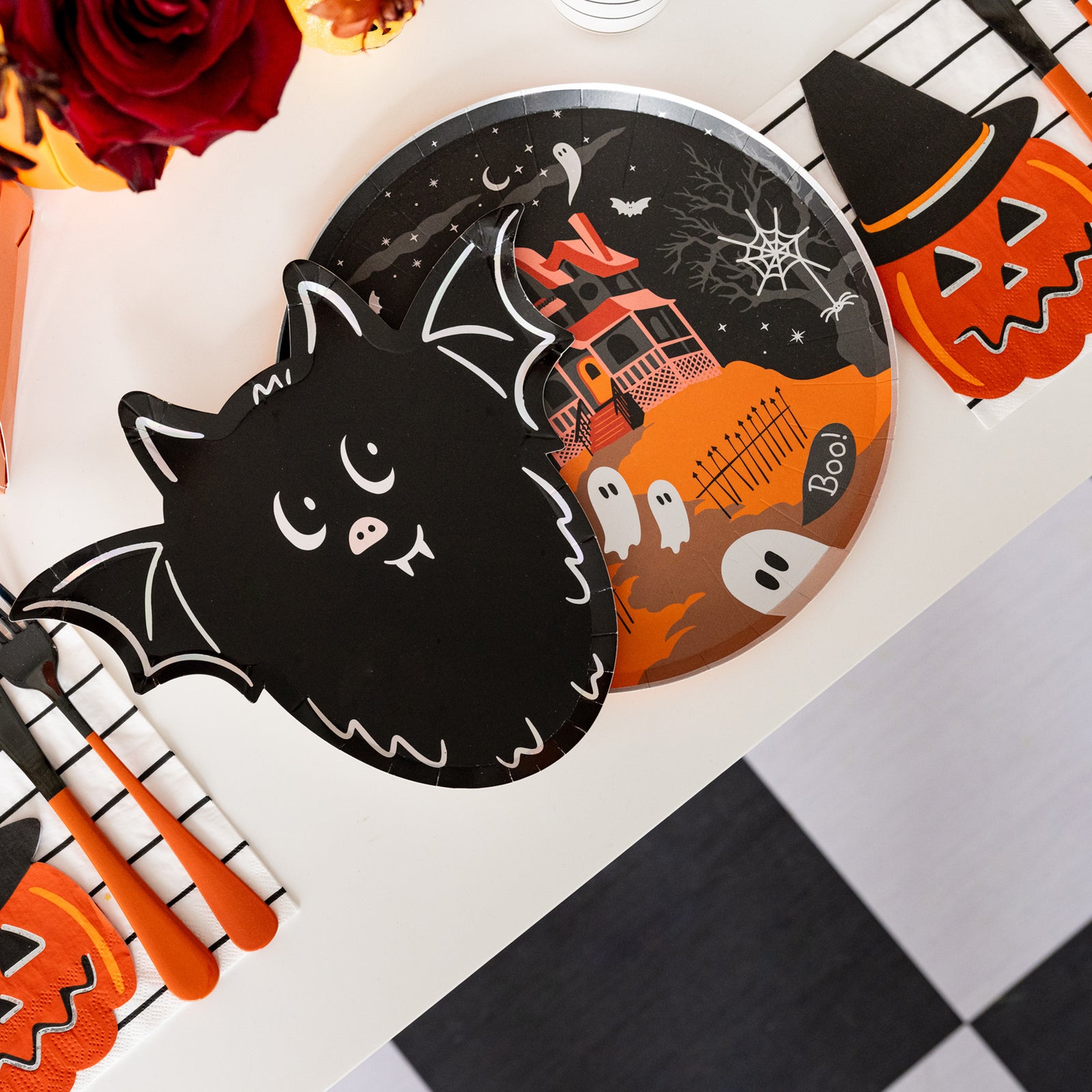 Going Batty Large Bat Plates