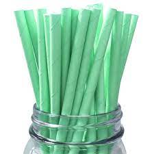 Solid Paper Straws - 5 Color Options